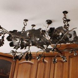 Chandeliers et lanternes forgés