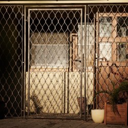 Wrought iron grilles