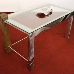 Inox table d'inox contemporain