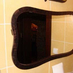 Kované doplnky - zrkadlo s kovaným rámom