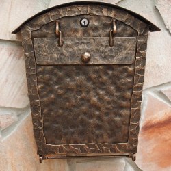 Kované schránky - ručne kovaná poštová schránka
