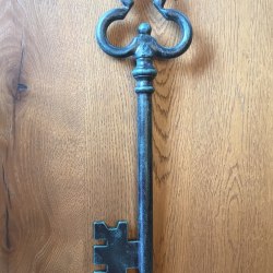 Kovaný ozdobný kľúč 
