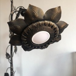 Lampa Slnečnica - kované interiérové svietidlo