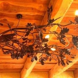 Luxusný luster - umelecké svietidlo inšpirované prírodou vnesie závan lesa do interiéru