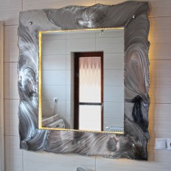 exkluzívne nerezové zrkadlo do kúpeľne